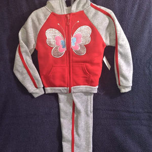 Cute little Butterfly Jogging suit (Hoodie)